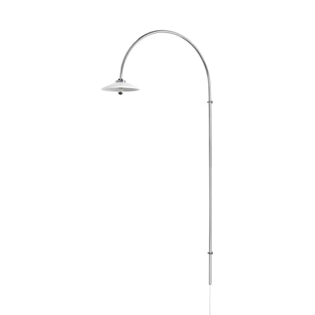Applique avec prise Hanging Lamp n°2 métal argent / H 180 x L 75 cm - valerie objects