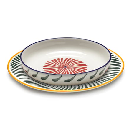 Set de 4 assiettes creuses Bazaar / Ø 21 cm - Serax