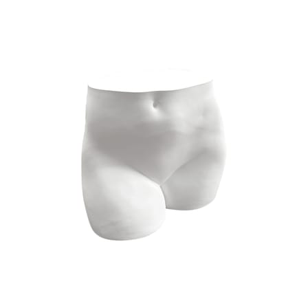 Beistelltisch Piece of me - Her corian weiß / 50 x 37 x H 45 cm - Seletti