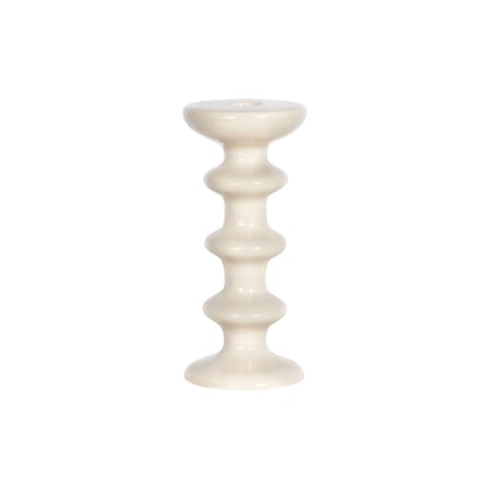 Bougeoir Slave céramique blanc / H 20 cm - Maison Sarah Lavoine