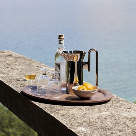 Momento JH38 Carafe metal silver / Jaime Hayon - 1 L - &tradition