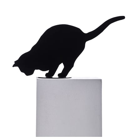 Décoration Ombres de chats N°2 métal noir / à poser - 54 x H 31 cm - Opinion Ciatti