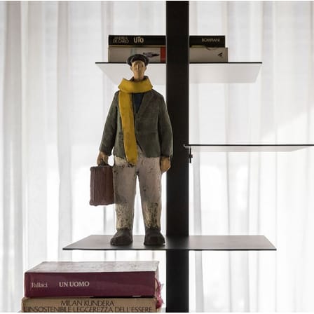 Etagère rotative Adélaide Metal métal noir / Pivotante - Pour plafond de 230 à 253 cm - Mogg