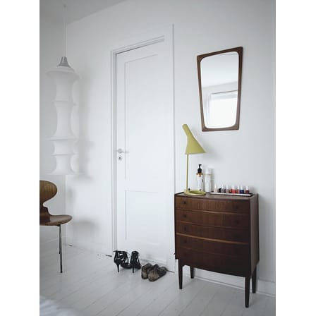 Lampe de table AJ métal blanc / (1960) / H 56 cm - Louis Poulsen