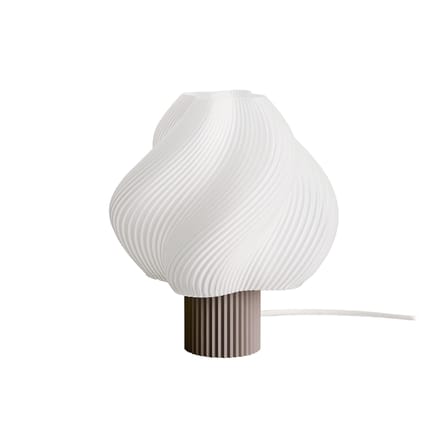 Lampe de table Soft Serve Grande marron / H 35 cm - CRÈME ATELIER