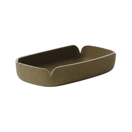 Panier Restore Tray tissu vert / 28 x 15,5 cm - Bouteilles plastique recyclées - Muuto