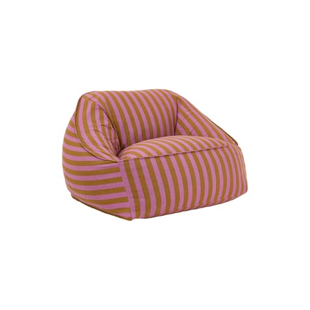 Pouf Ziggy tissu rose / Pouf - NOBODINOZ
