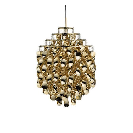 Suspension Spiral SP01 plastique or Ø 45 cm - Panton 1969 - Verpan