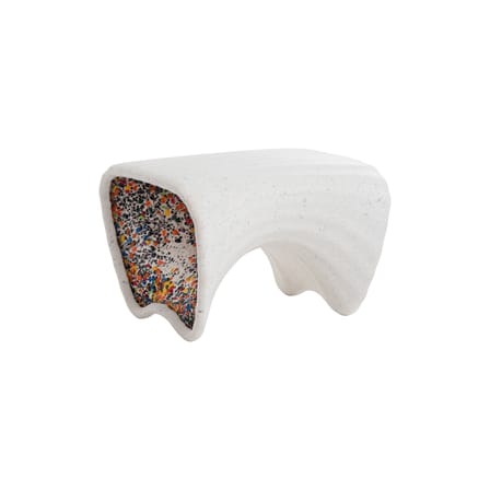 Table basse In-Side plastique blanc / 59,3 x 50,6 x H 41,5 cm - Magis