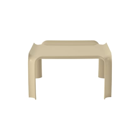 Table d'appoint T877 vert / Pierre Paulin, réédition 1968 - 50 x 50 cm - Gubi