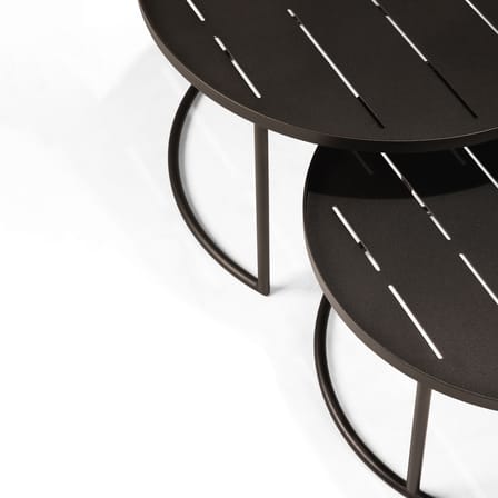 Tables gigognes Core Small & Large / Set 2 tables Ø 62 + Ø 49 cm - Ethnicraft