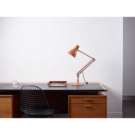 Tischleuchte Type 75 metall orange braun / By Margaret Howell - Anglepoise