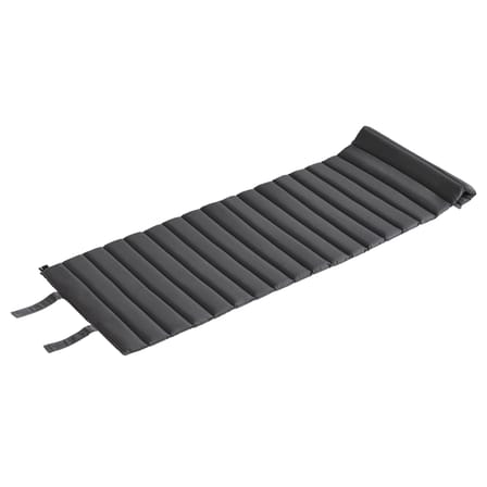Accessoire  tissu gris noir / Coussin matelassé outdoor - Pour fauteuil lounge Crate - Hay
