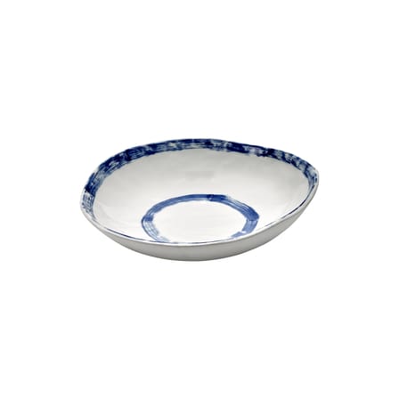 Set de 2 assiettes creuses The Line-up céramique bleu / Ø 21 cm - Serax
