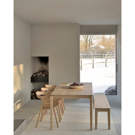 Banc Bok bois naturel / L 166 cm - Chêne massif - Ethnicraft