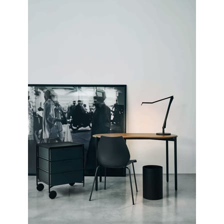 Bureau Lunat bois naturel / 119 x 59 cm - Noyer - Kartell