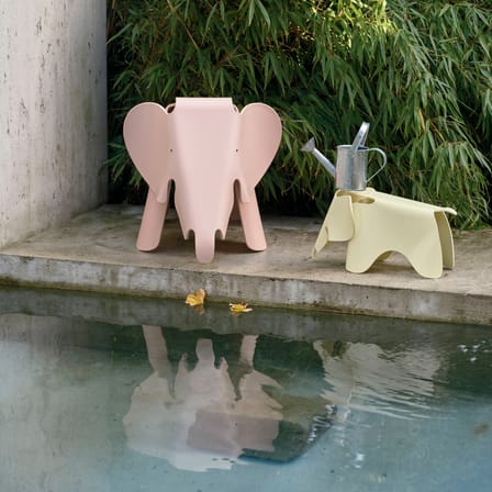 Décoration Eames Elephant RE (1945) jaune / Small - L 39 cm / Plastique recyclé - Vitra