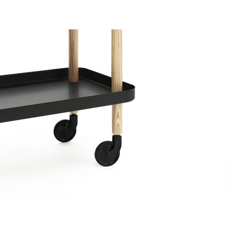 Desserte Block métal noir / 50 x 35 cm - Normann Copenhagen