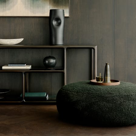 Etagère basse Eda bois marron / L 211 cm x H 72 cm - Ethnicraft