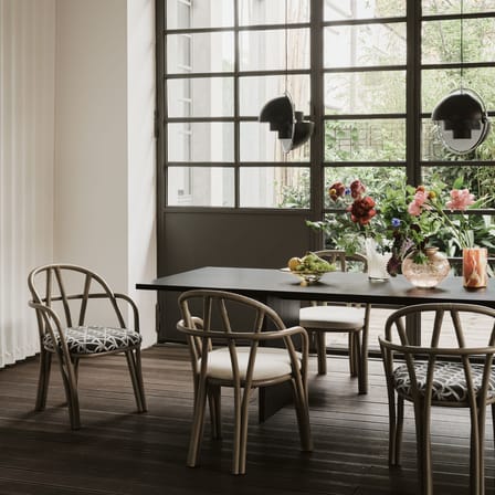 Fauteuil Bistra / Assise rembourrée - Gubi