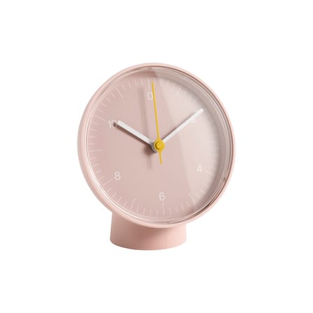 Horloge à poser  plastique rose / Jasper Morrison - Recyclé - Hay