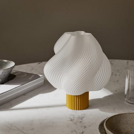 Lampe sans fil rechargeable Soft Serve jaune - CRÈME ATELIER