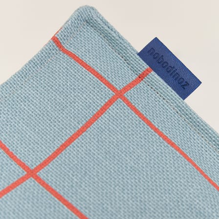 Sitzkissen Vibes Long textil blau - NOBODINOZ