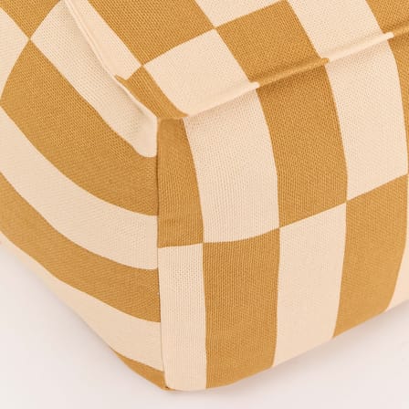 Sitzkissen Vibes Long textil gelb - NOBODINOZ