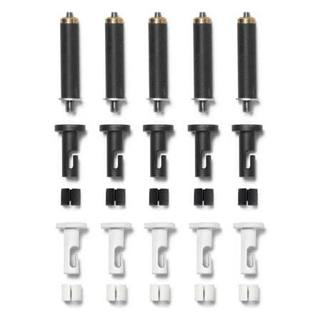 Suspension String Light Cone métal noir LED / Câble 12 mètres - Sans module électrique - Flos