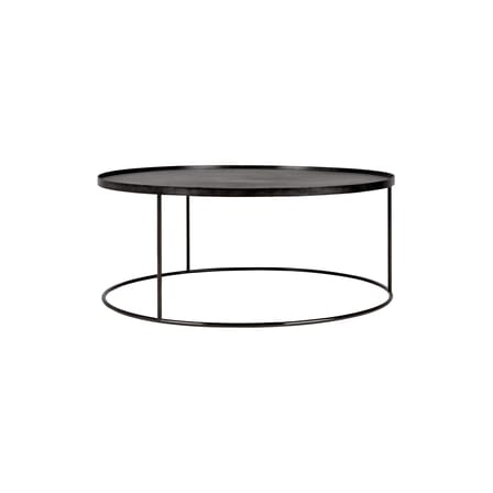 Table basse  bois noir / Ø 93 x H 38 cm - Ethnicraft