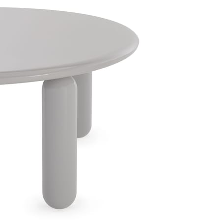 Table basse Undique Mas bois gris / Ø 85 x H 30 cm - Patricia Urquiola, 2023 - Kartell