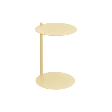 Table d'appoint Ande métal jaune / Ø 40 x H 55 cm - NOO.MA