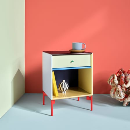 Table de chevet Dream by KIMPOP bois multicolore / Édition Limitée / Seconde vie - MONTANA