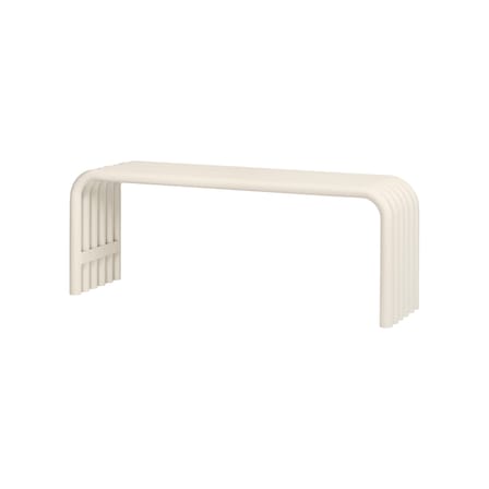 Banc Nokk métal beige / L 114 cm - NOO.MA