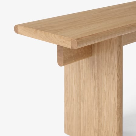 Ita OS5 Bench natural wood / L 170 cm - &tradition