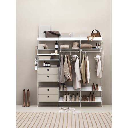 Caisson / 2 tiroirs - L 78 x P 30 x H 42 cm - String Furniture