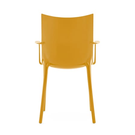 H.H.H Chair plastic material yellow / Recycled - Kartell