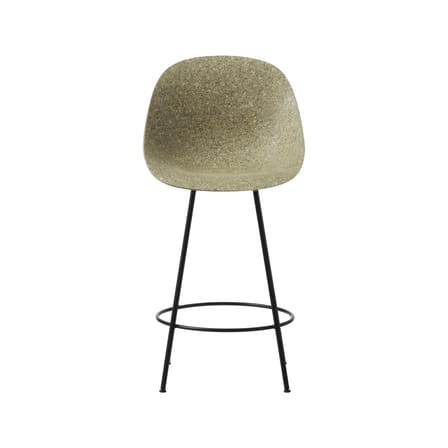Chaise de bar Mat / H 65 cm - Algue marine - Normann Copenhagen