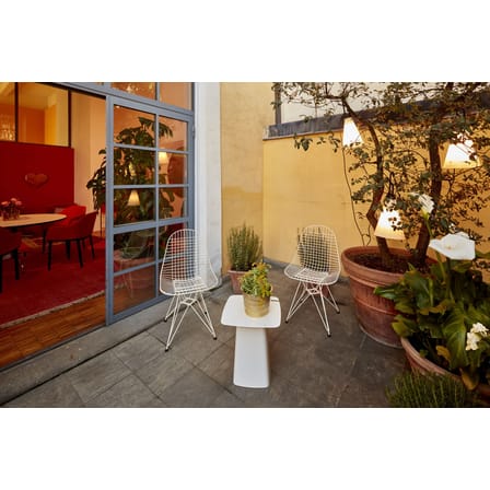 Chaise Wire Chair DKR Colours métal blanc / By Charles & Ray Eames, 1951 - Vitra