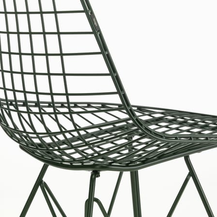 Chaise Wire Chair DKR Colours métal vert / By Charles & Ray Eames, 1951 - Vitra