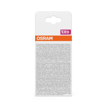 Ampoule LED E27 Classique A70 Frosted / 17W (= 150W) - Blanc chaud - Osram