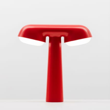 Lampe de table Lampe TGV métal rouge / Coéditée Moustache & SNCF - Moustache