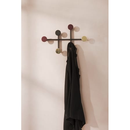 Portemanteau mural Afteroom Small métal multicolore / L 37 cm - Audo Copenhagen