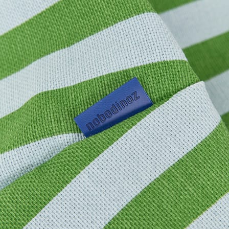 Pouf enfant Bliss tissu vert - NOBODINOZ