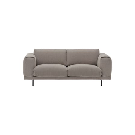 Canapé droit Rest tissu beige / 2 places - L 200 cm - Muuto