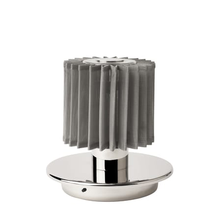 Schnurlosleuchte In The Sun Table LED glas silber metall / LED - Aufladbar über USB - DCW éditions