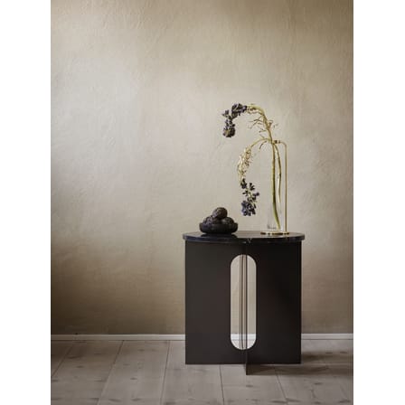 Table d'appoint Androgyne métal noir / Ø 40 x H 43 cm - Audo Copenhagen