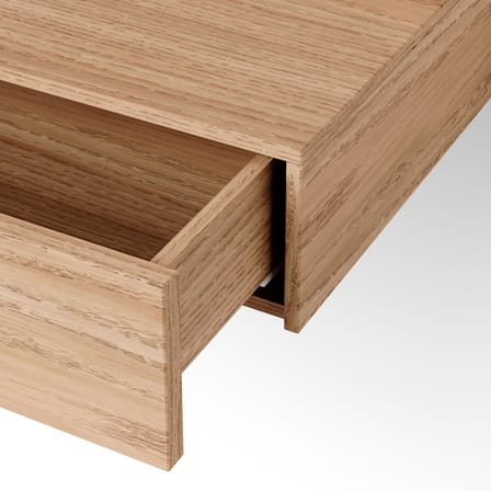 Table de chevet murale Tana bois naturel / Tiroir - L 41,9 x P 32,2 cm - NEW WORKS