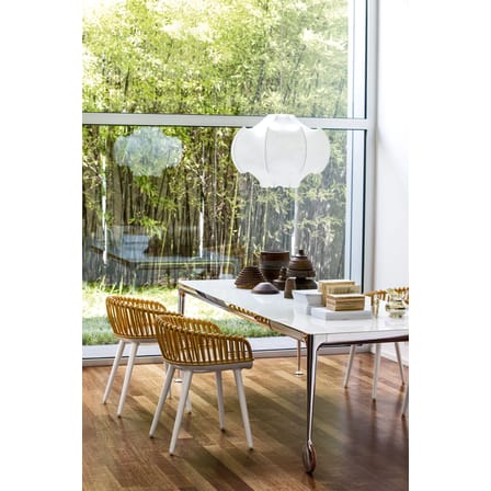 Table rectangulaire Big Will verre blanc / 200 x 100 cm - Philippe Starck, 2015 - Magis