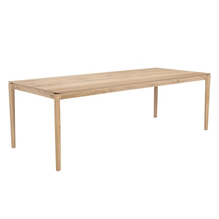 Table rectangulaire Bok bois naturel / 240 x 100 cm - 10 personnes - Ethnicraft